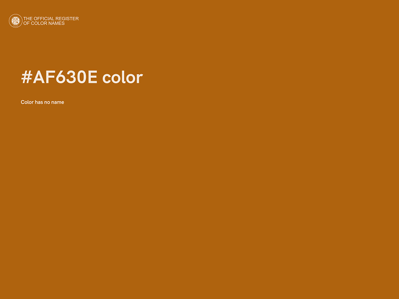 #AF630E color image