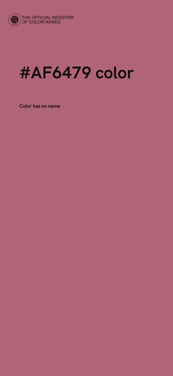 #AF6479 color image