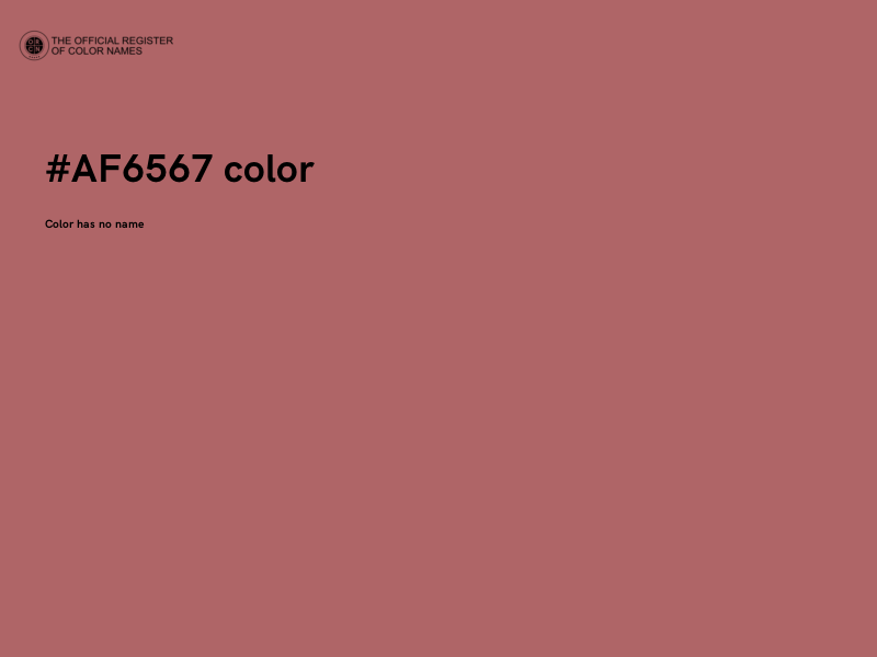 #AF6567 color image