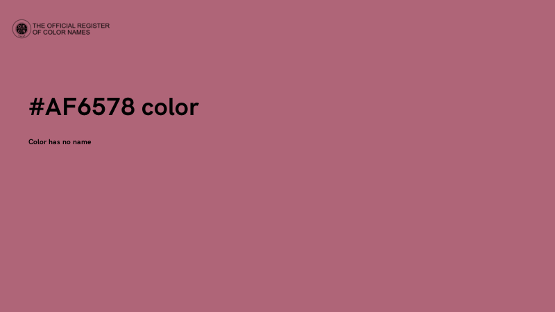 #AF6578 color image