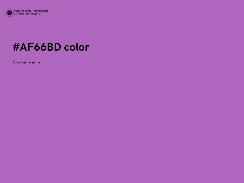 #AF66BD color image