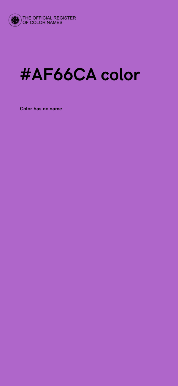 #AF66CA color image