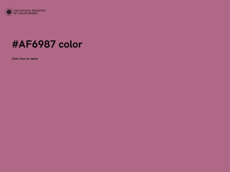 #AF6987 color image