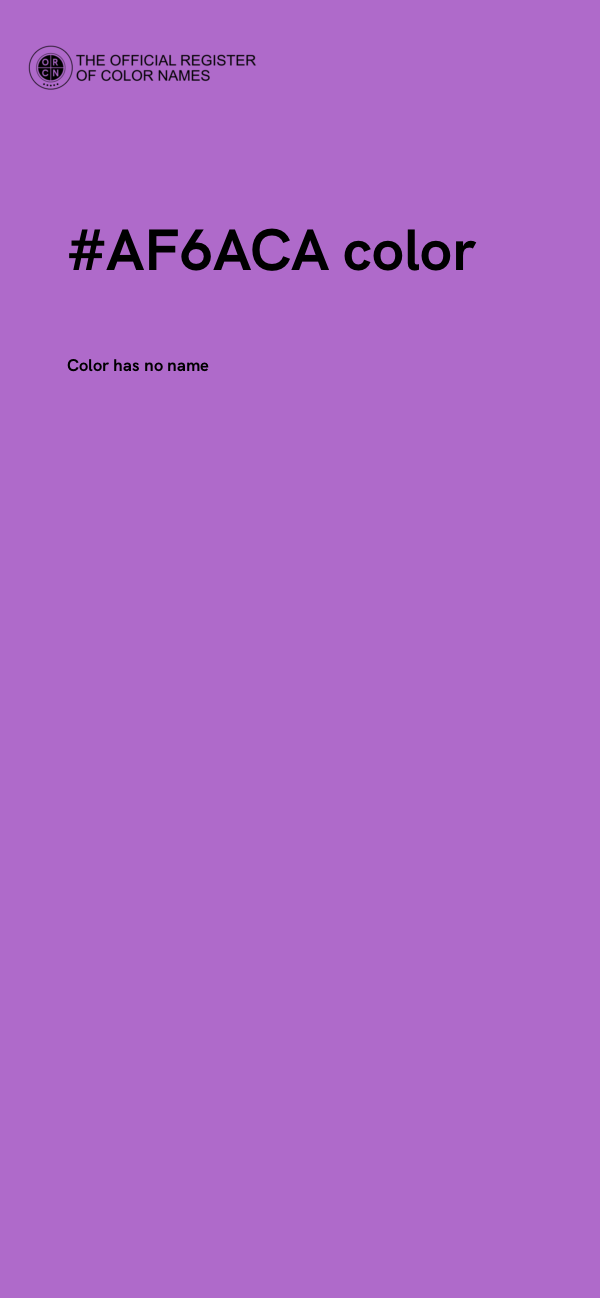 #AF6ACA color image