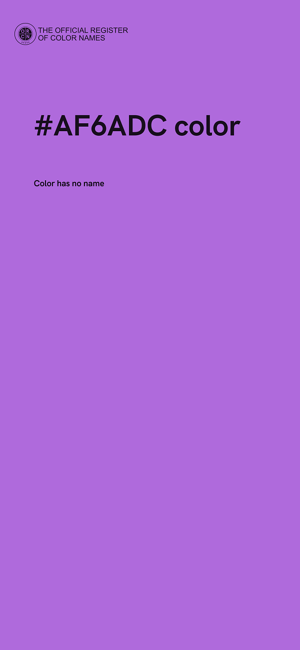 #AF6ADC color image