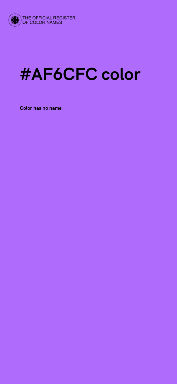 #AF6CFC color image