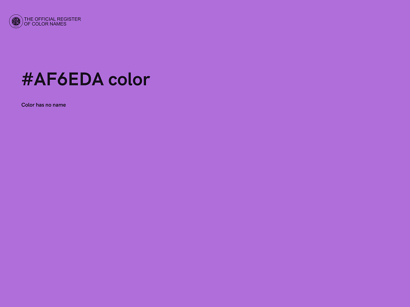 #AF6EDA color image