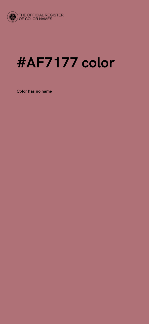 #AF7177 color image