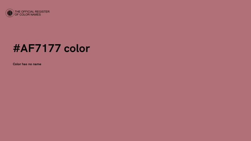 #AF7177 color image