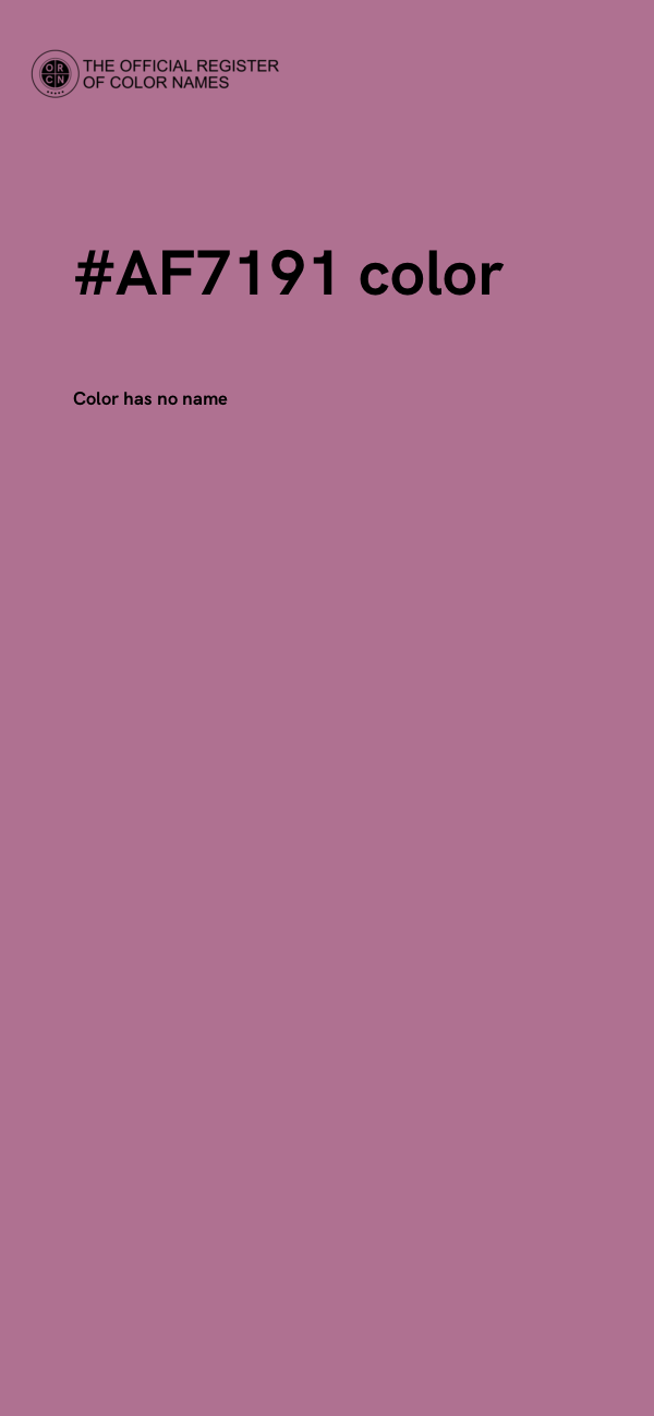 #AF7191 color image