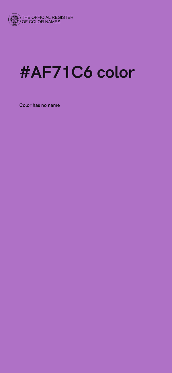 #AF71C6 color image