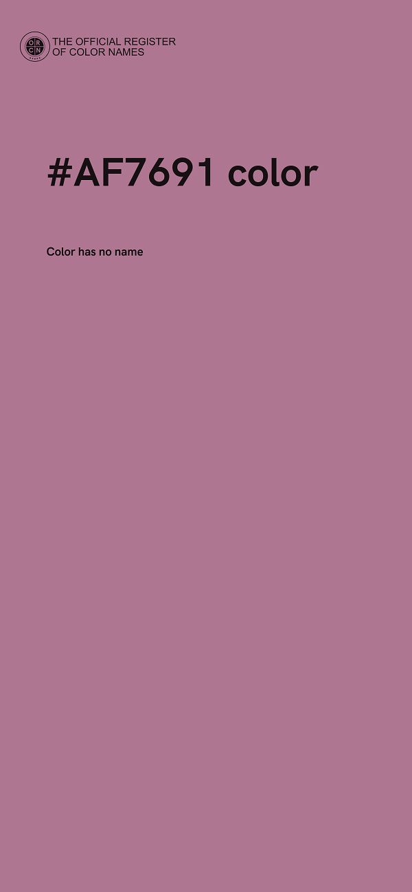 #AF7691 color image