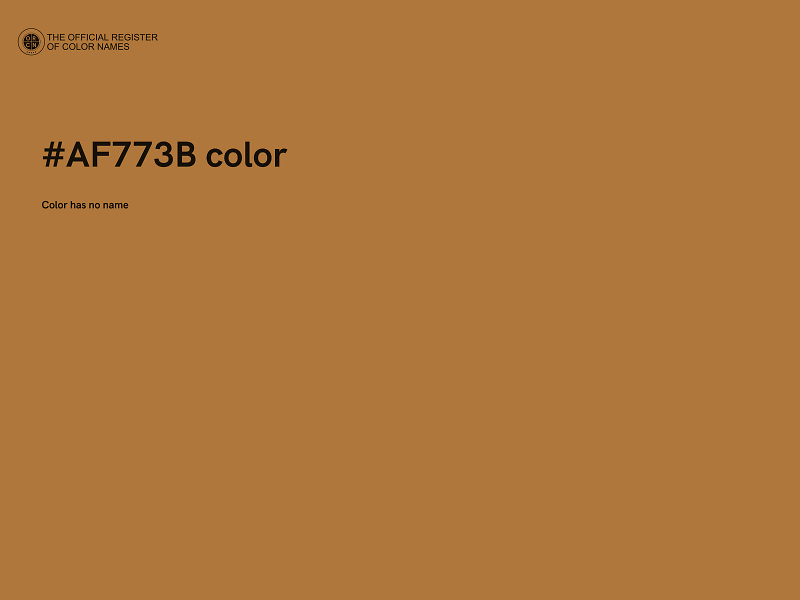 #AF773B color image