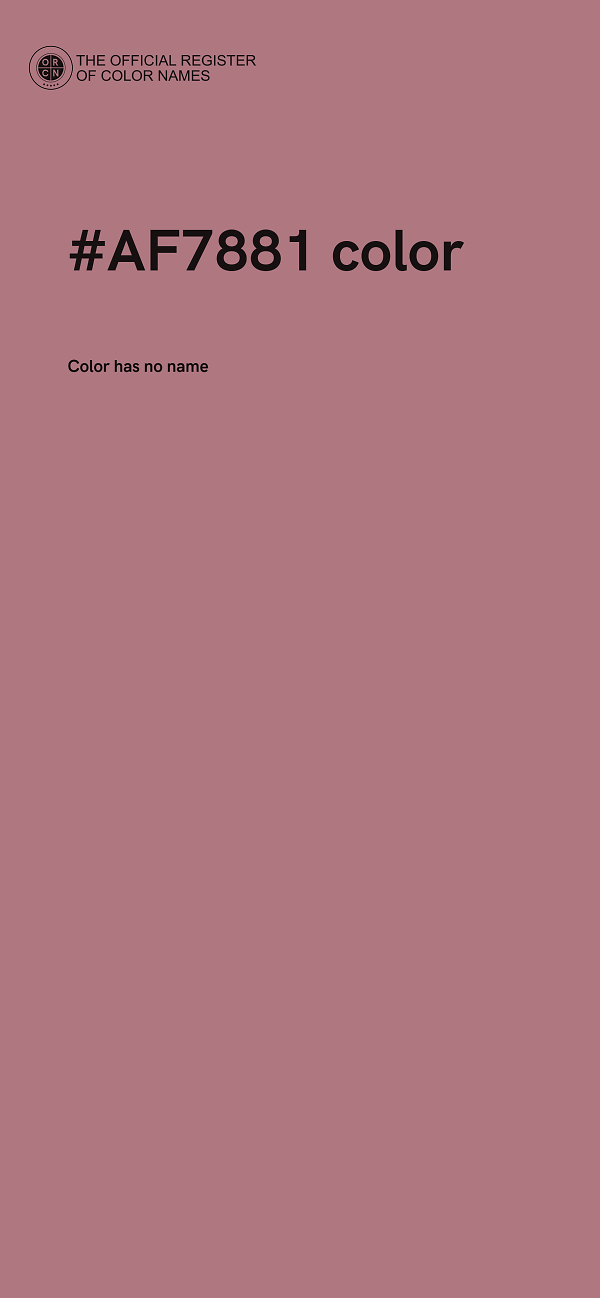 #AF7881 color image