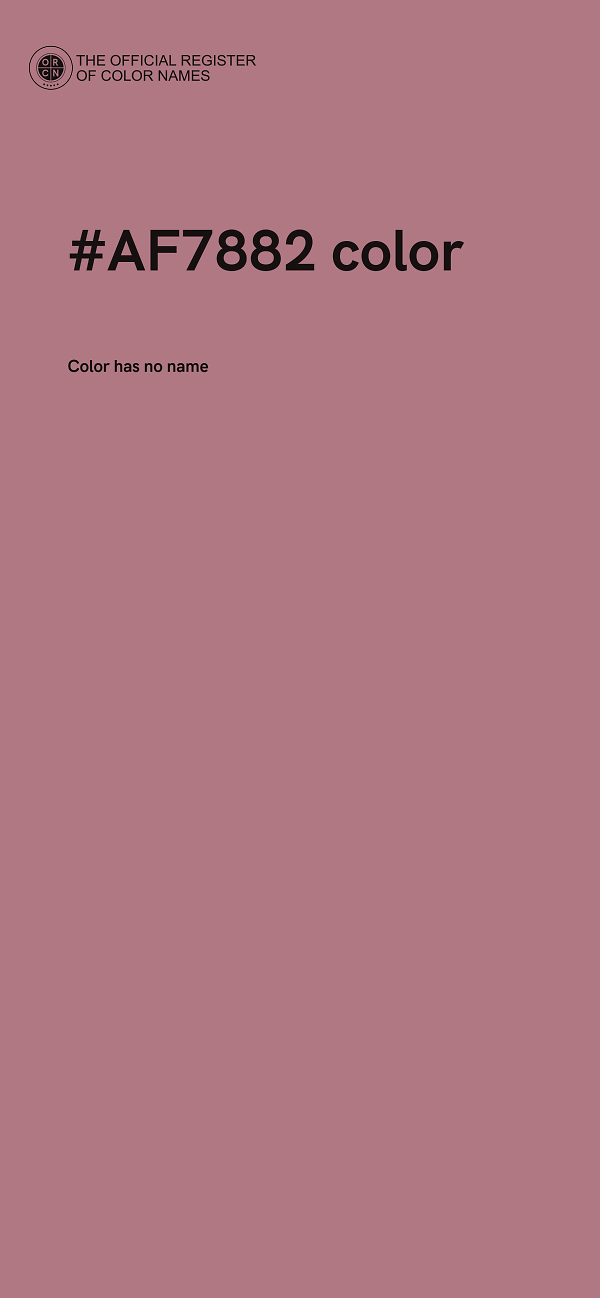 #AF7882 color image