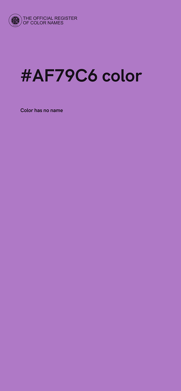 #AF79C6 color image