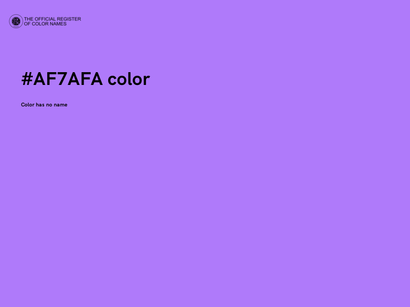 #AF7AFA color image