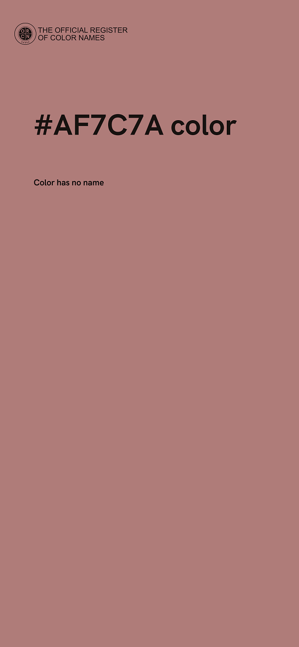 #AF7C7A color image