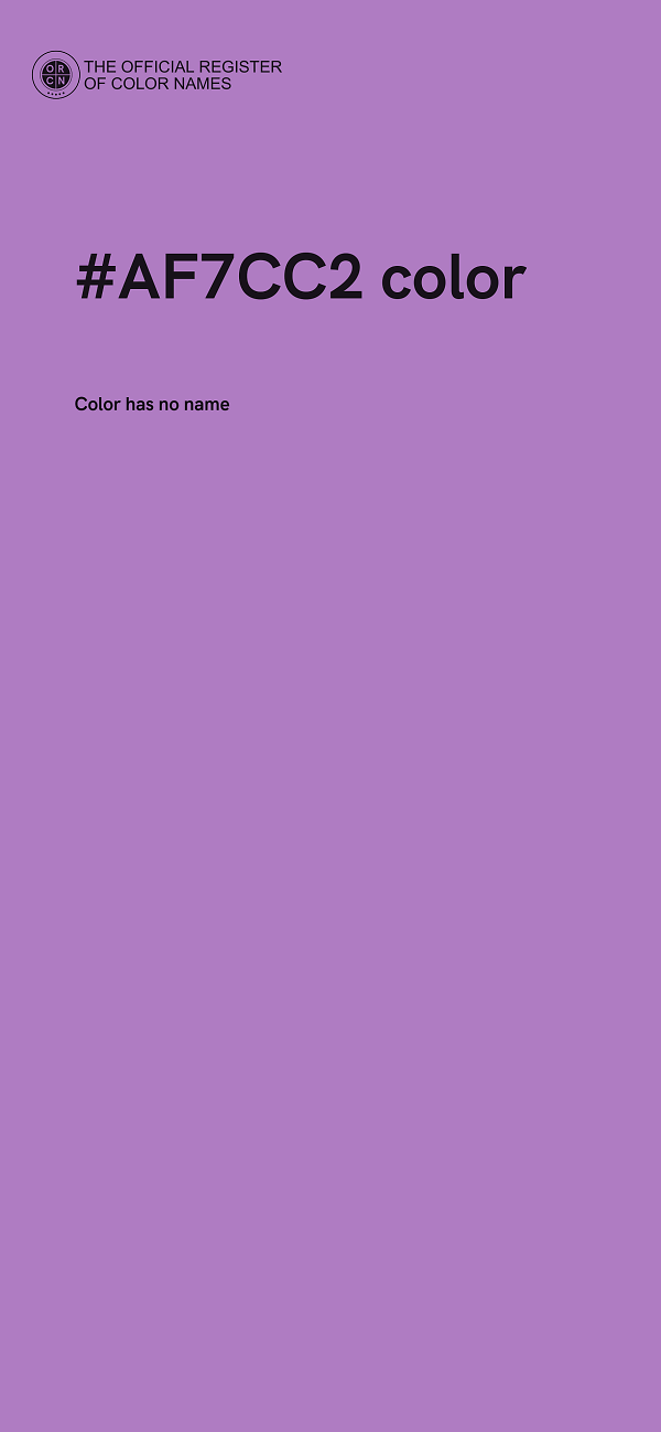 #AF7CC2 color image