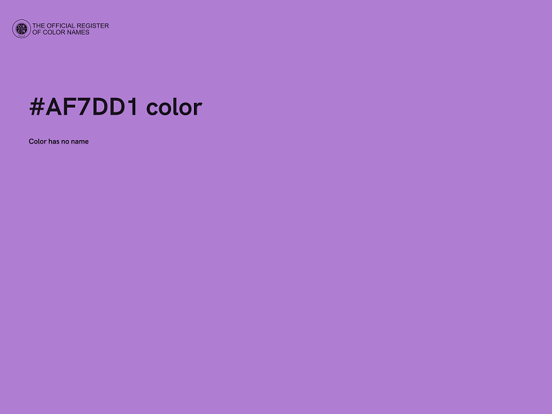 #AF7DD1 color image