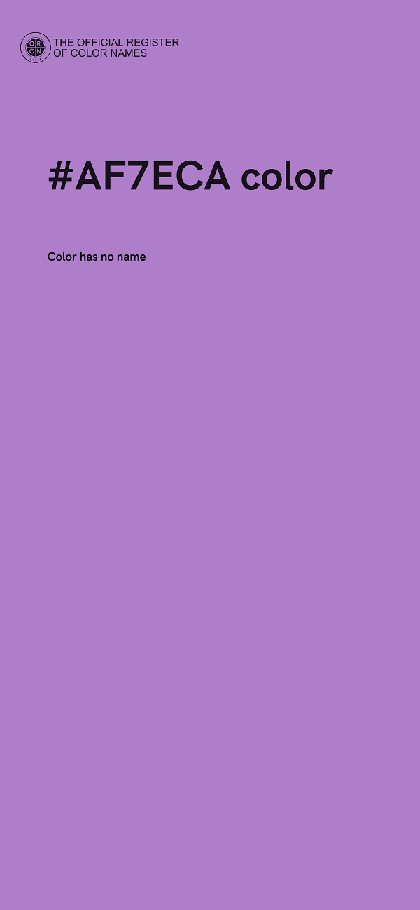 #AF7ECA color image