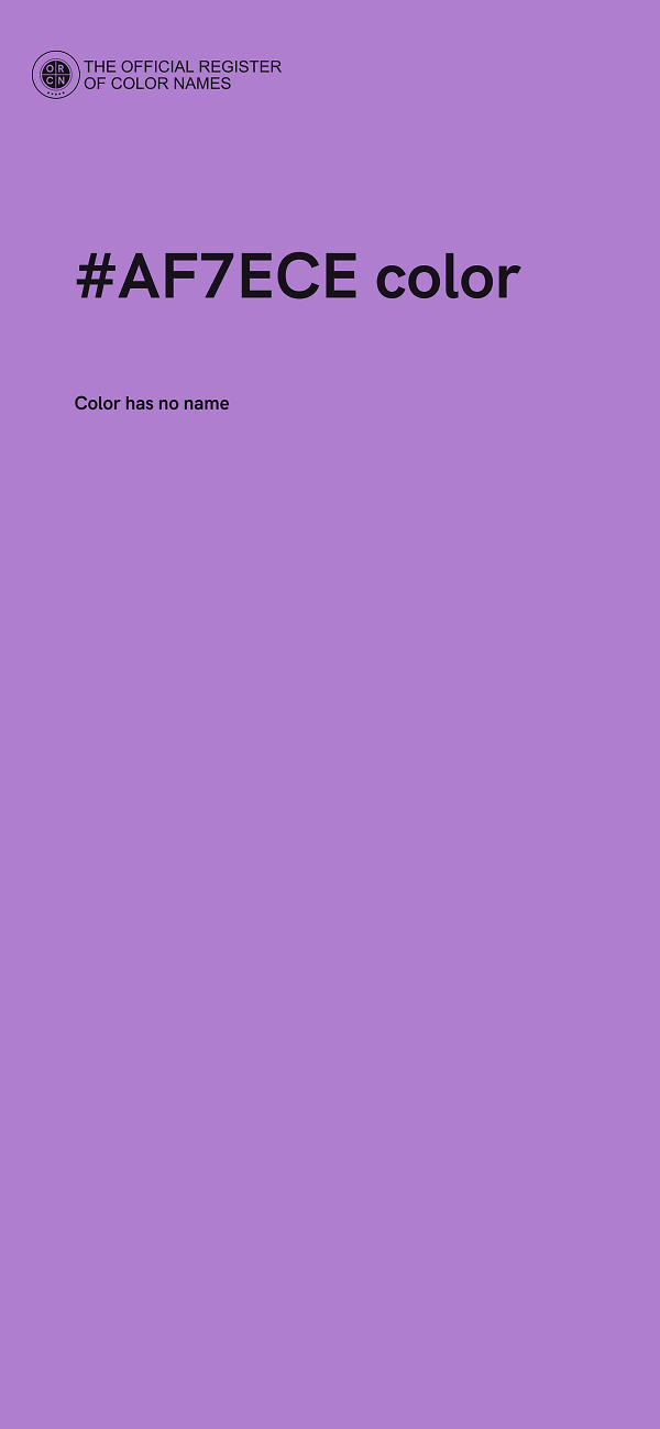 #AF7ECE color image