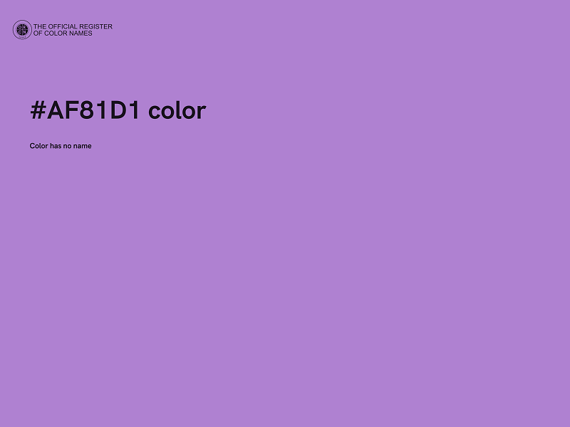 #AF81D1 color image