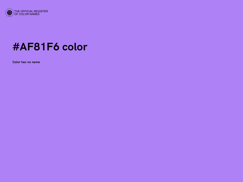 #AF81F6 color image