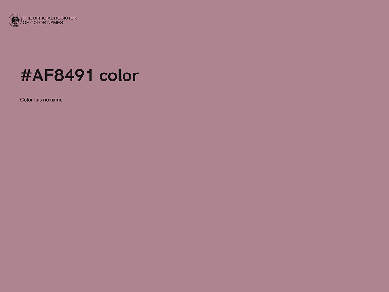 #AF8491 color image