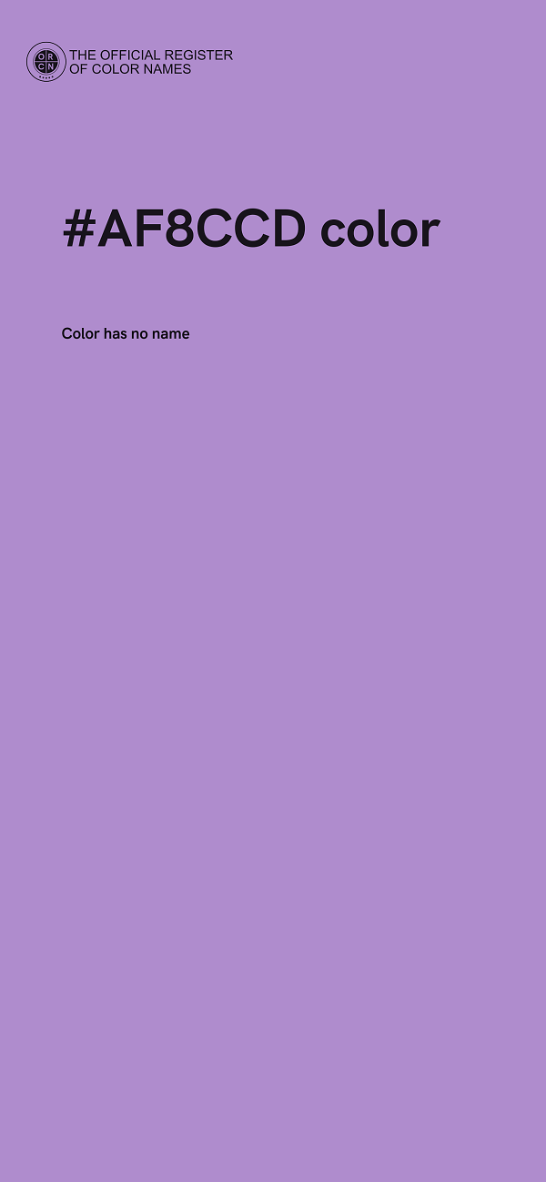 #AF8CCD color image