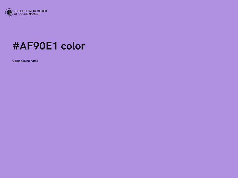 #AF90E1 color image