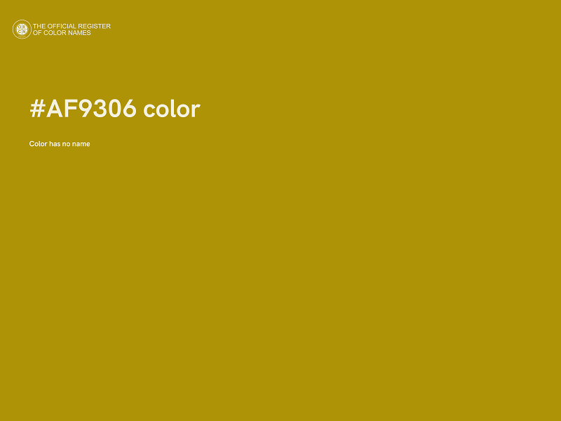 #AF9306 color image