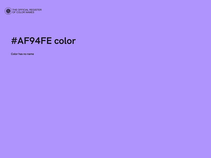 #AF94FE color image