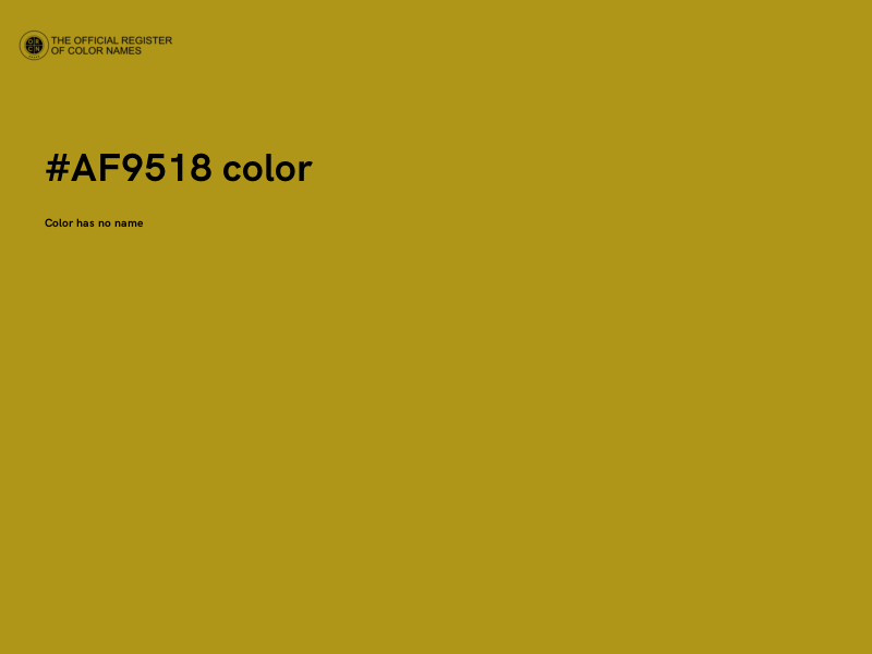 #AF9518 color image