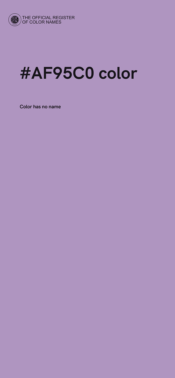 #AF95C0 color image