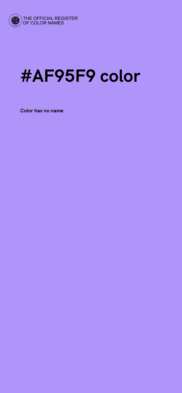 #AF95F9 color image