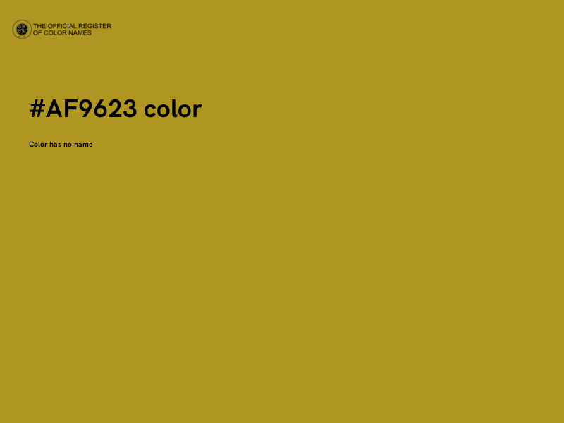 #AF9623 color image