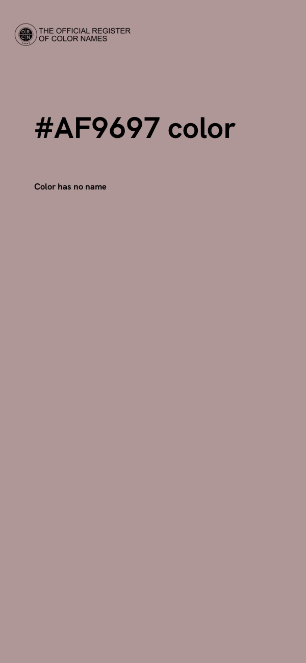 #AF9697 color image