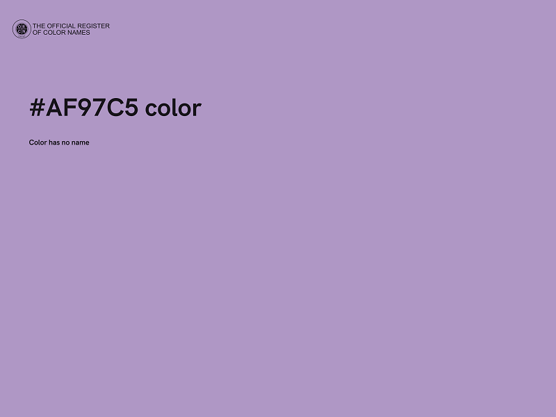 #AF97C5 color image