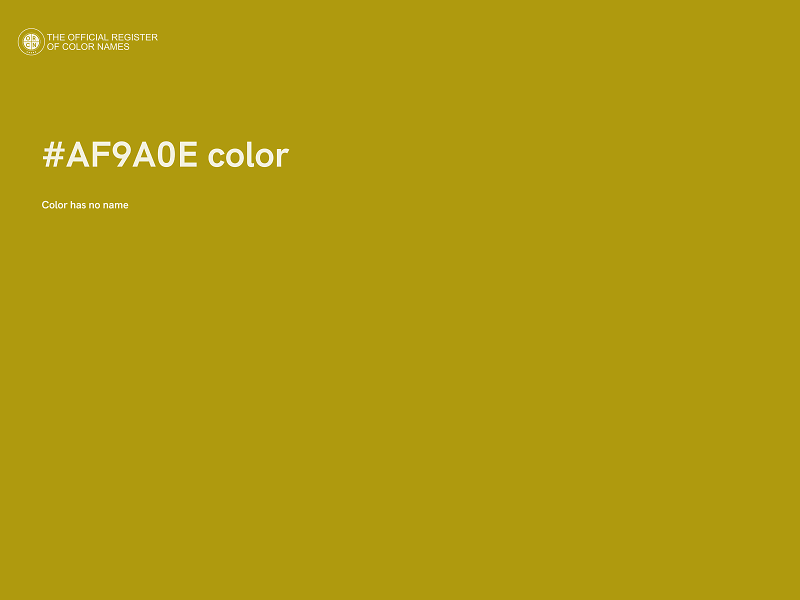 #AF9A0E color image