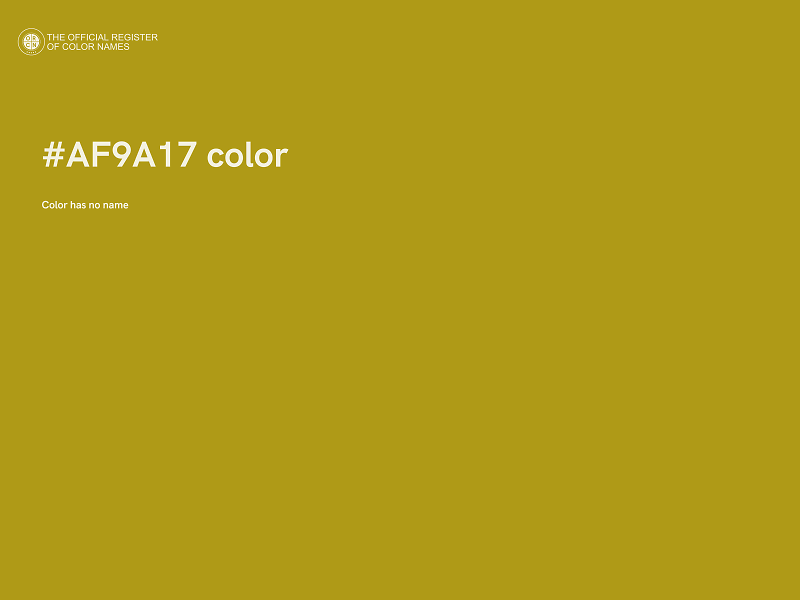 #AF9A17 color image