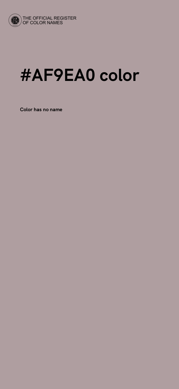 #AF9EA0 color image