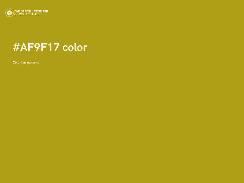 #AF9F17 color image