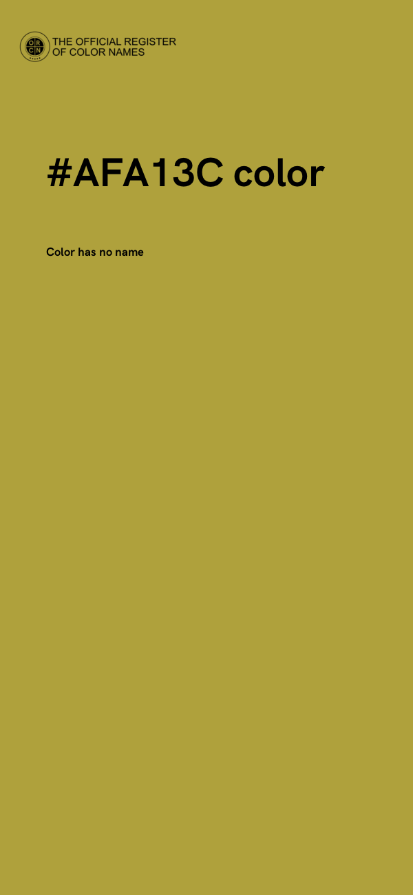 #AFA13C color image