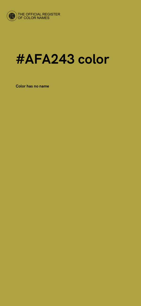 #AFA243 color image