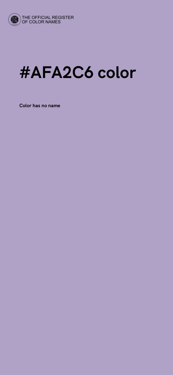 #AFA2C6 color image