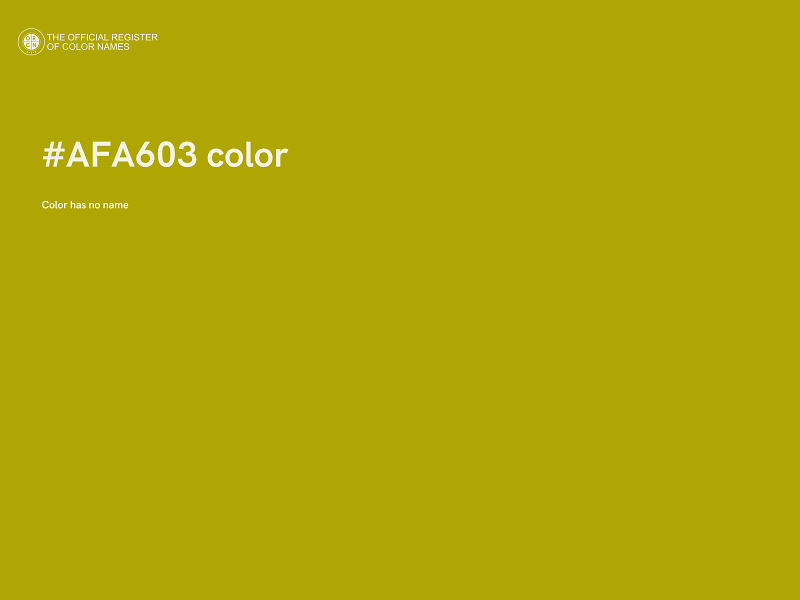 #AFA603 color image