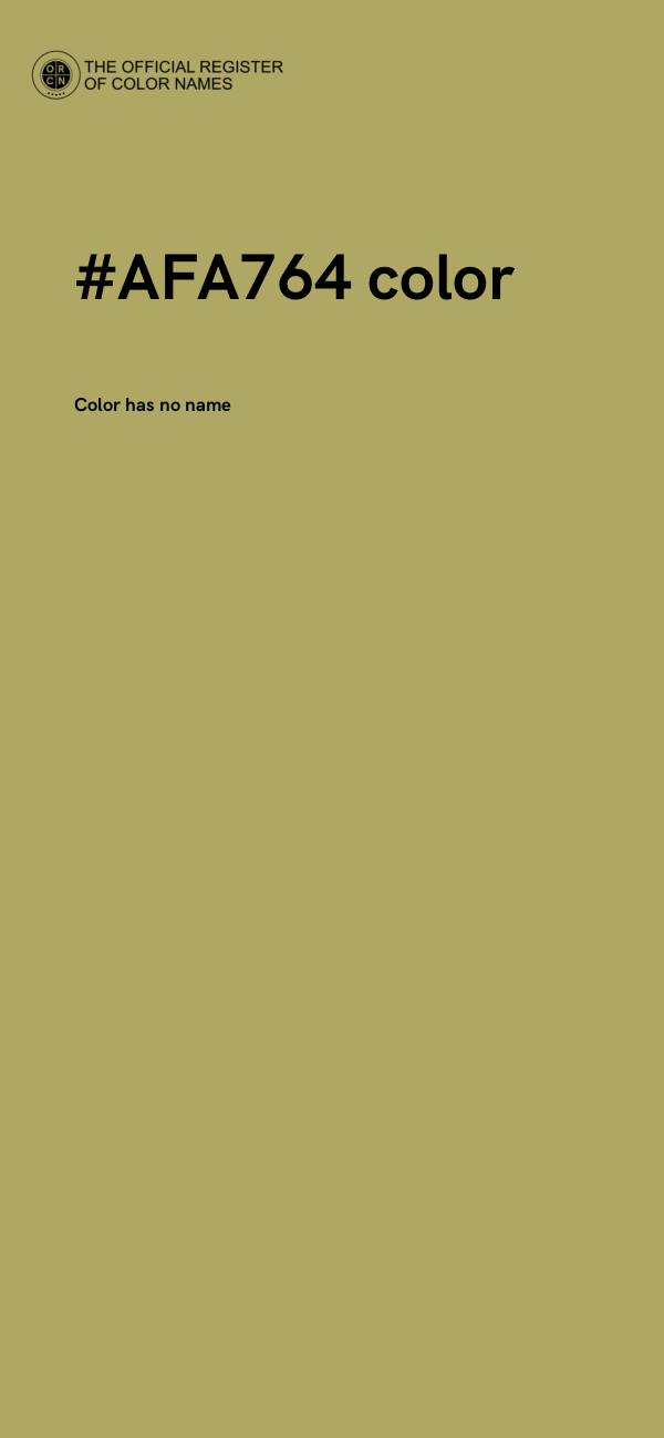 #AFA764 color image