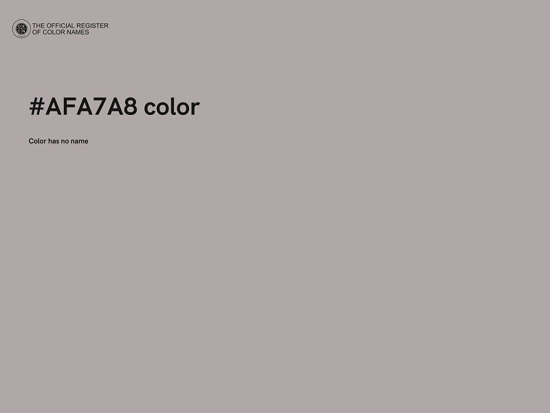 #AFA7A8 color image