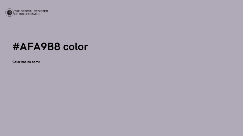 #AFA9B8 color image